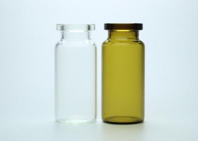 tubo de ensaio usado medicinal transparente ou ambarino de 10ml de Borosilicate do tubo de vidro