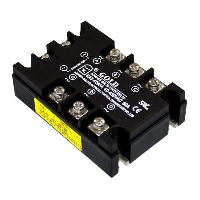 40-530VAC 3 relé 10a da fase SSR elétrico