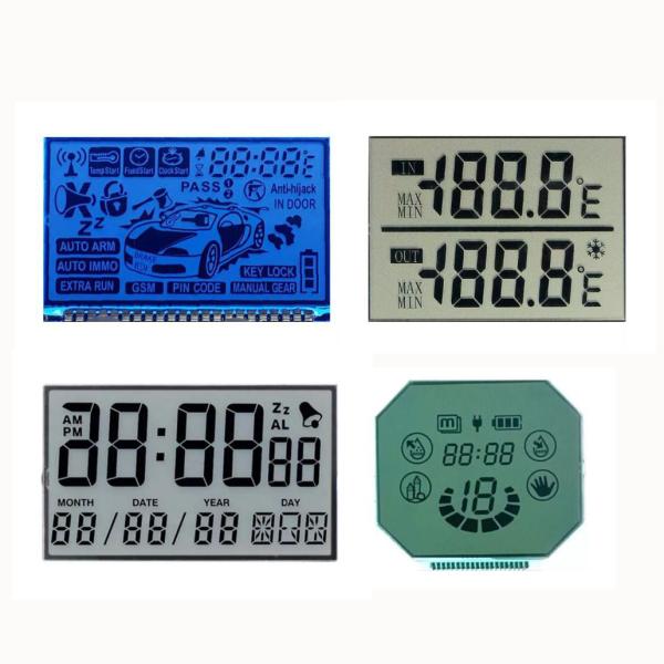 Изготовленная на заказ индикаторная панель этапа TN 7 модуля часов LCD Monochrome