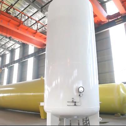 Réservoir de stockage de liquide cryogénique de 30 m³ 8 bars pour LN₂