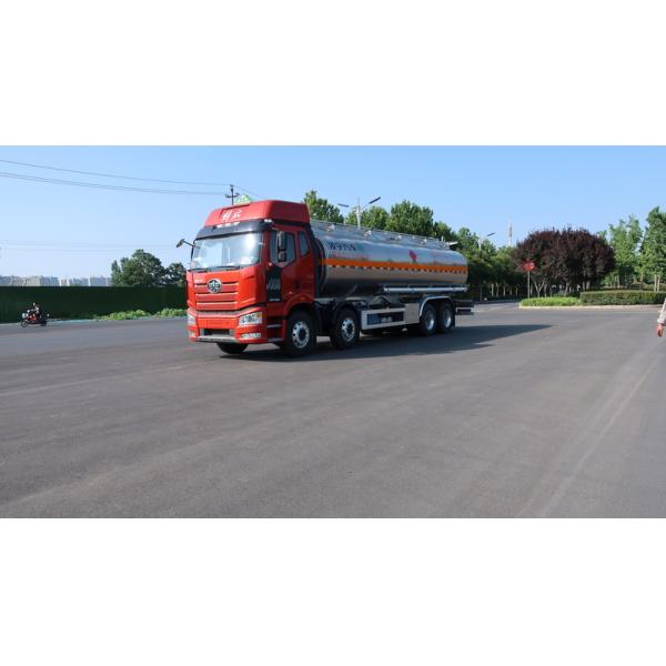 CIMC LINYU FAW 8*4 31 Cub Aluminum Alloy Diesel Tanker Truck Petrol Fuel Transport Truck