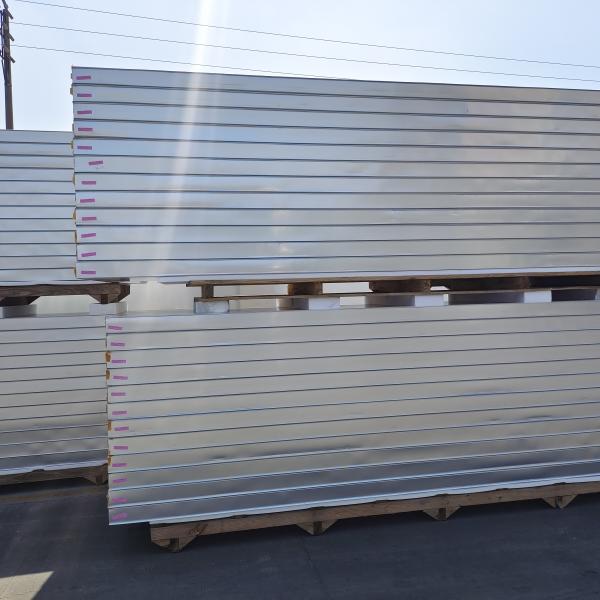 Fireproof 120min GMP Mgo Panel Rock Wool / EPS Clean Room Sandwich Wall Panel