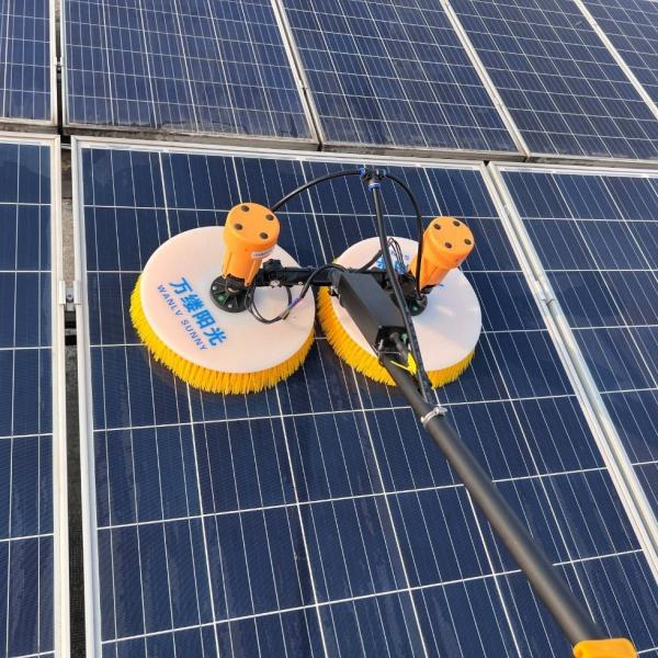 Artificial Control DDU Trade Term Double Disc Brush Kit for Solar Panel Cleaning
