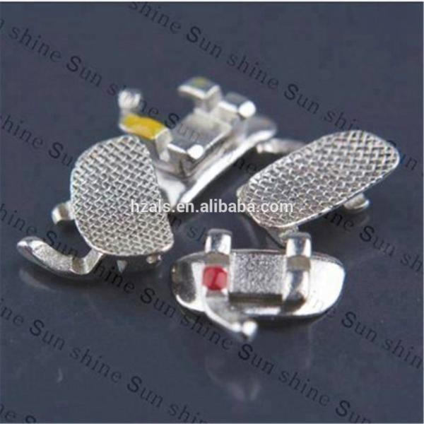 Stainless Steel Hot Dental Ortodoncia Orthodontic Molar Bracket Slot 0.022 Roth Bracket with 80 Gauge Mesh Base Shelf Life 2 Years
