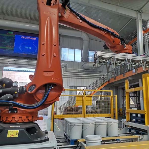 The Original Manufacturer Of The Fully Automatic Palletizing Robot For Food Factories, Which Automatically Palletizes Cartons To Pallets