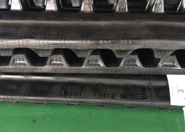 YM C20R 320X90X52 Excavator Rubber Tracks Continuous With Jointless