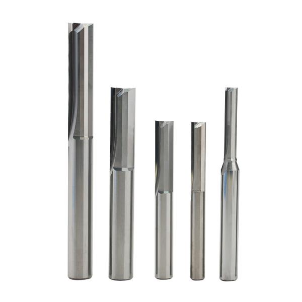 Wholesale Whole Alloy Double groove Straight Milling Cutter CNC Milling Cutter Used for Wood Cutting