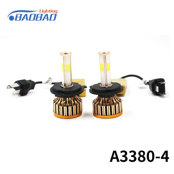 A3380-4 48w 4800Lumen COB chips car led headlight