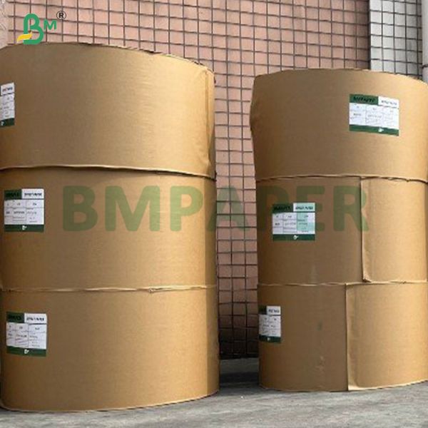 35GSM 40GSM White MG Kraft One Sided Glossy Shoe Wrapping Paper In Roll