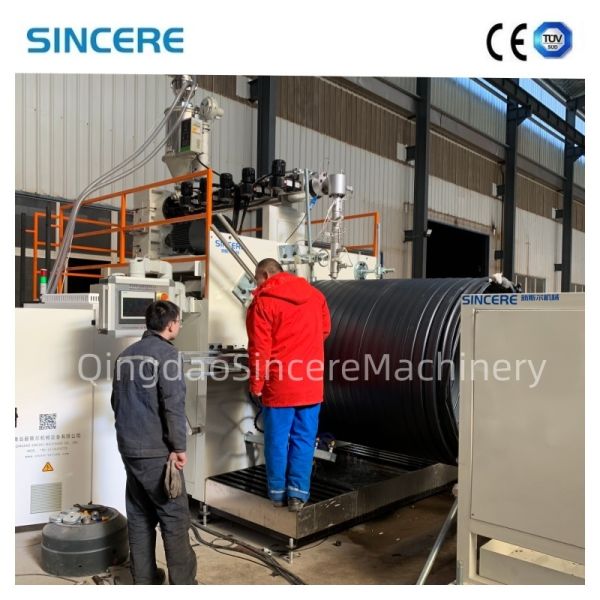 Sweage Systems Pipe Spiral Extruder Designed for Pipe Diameter 800-4000mm Durable Pipe Extrusion Solution