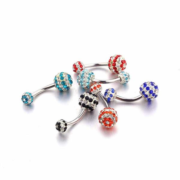 Wholesale Factory Price Fancy Ferido Ball Design Belly Navel Rings Piercing Jewelry