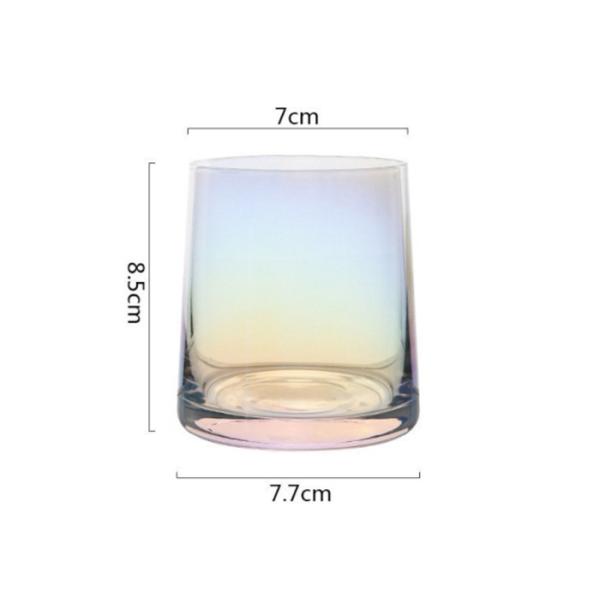 Home Decor Luxury Electroplate Glossy Black Amber Glass Candle Jar with Bamboo Lid for Candle Making