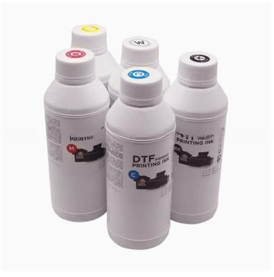 CMYK Plastisol Pigment Digital Heat Transfer Printing DTF White Ink For Epson Printers