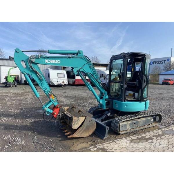 Excavadora mini SK50 usada con un peso de operación de 5 toneladas y 2001-4000 horas de trabajo