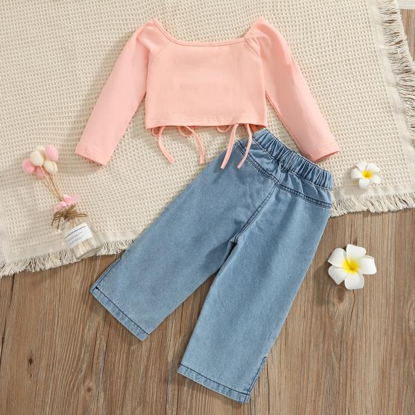 Polyester Newborn Take Home Children'S Outfit Sets Spring Autumn 110cm OEM