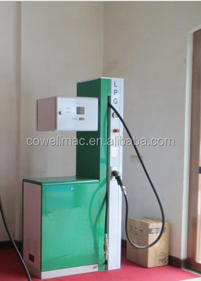 Máquina de llenado de combustible de gasolinera con medidor de flujo 1 / bomba 1 / boquilla 1 / pantalla 2 LCD