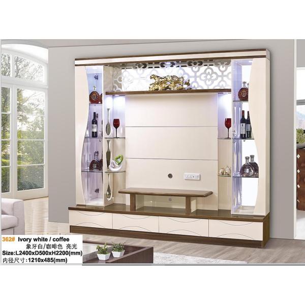 Modern European TV Cabinet Furniture Bunnings Doors Bifold Bookshelf Built Style