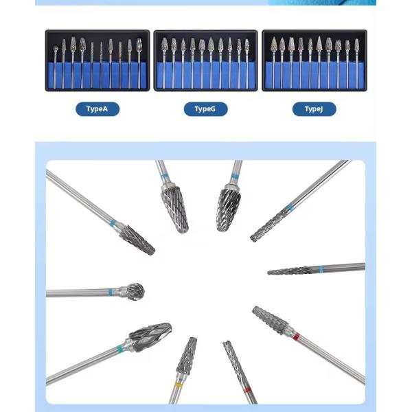 Стоматологическая лаборатория использует вольфрамокарбидные сверлы 10 штук/комплект стоматологический карбидный буровой набор для микромотора
