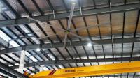 Ventilador industrial de metal montado no teto com motor DC de 1200w IP55 Proteção Área de cobertura 900m2