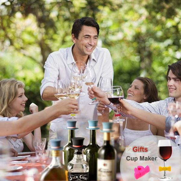 Силиконовая колпачка для бутылок, винная колпачка, бутылочная колпачка, многоразовые шампанские колпачки, колпачки для напитков, крышки бутылок