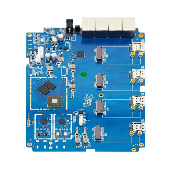 4 SIM Stable Vending Machine Control Board , Anti Interference Router PCB Board
