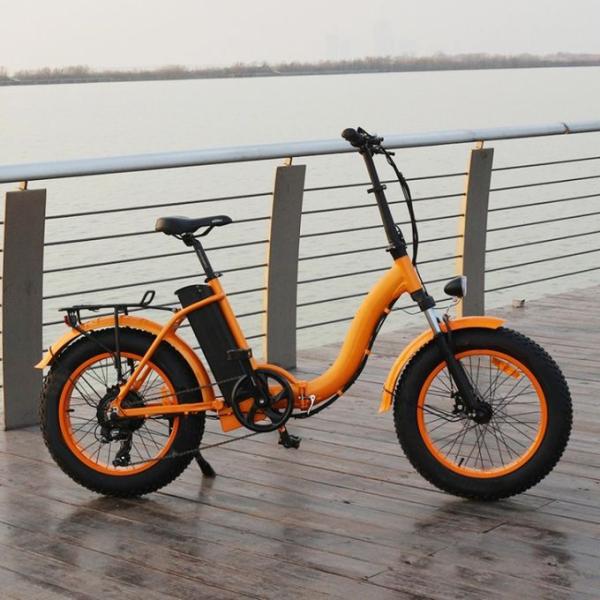 Range 50 - 60km Womens Electric Bike / 20 Inch Electric Bicycle Motor Power 48V 500W