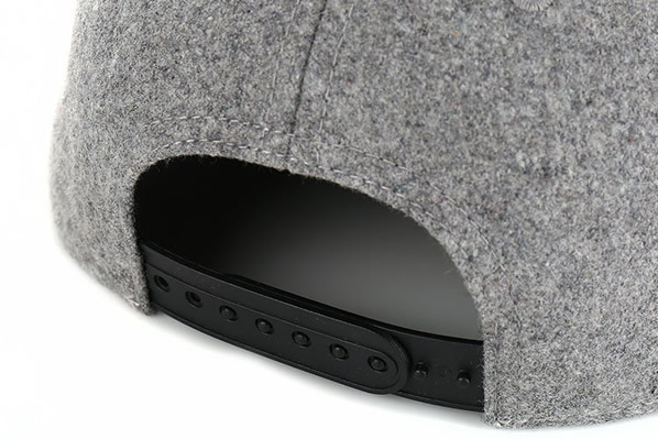 Wool snap back hats Fashion hip hop keep warm caps Molded Wool Fitted Baseball Cap, Melton Wool Earflap Baseball Cap