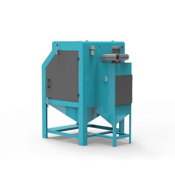 Eco Friendly Wheel Sandblasting Machine Dust Free Portable Sandblaster Low Noise