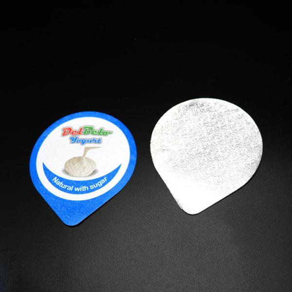 Yogurt Leakproof Pre Cut Lids Anti Corrosion ISO9001 Easy Peel Off