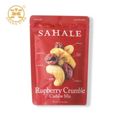 128g 4oz 6oz sacs en plastique film de rouleau de noix sac d'emballage alimentaire sac d'emballage de noix pour collation