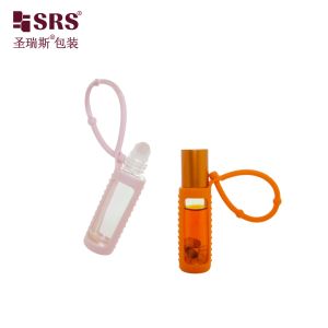 BLPM-10ML Thick Wall Clear Glass Roll On Bottle With Silicone Cover For Perfume Oil