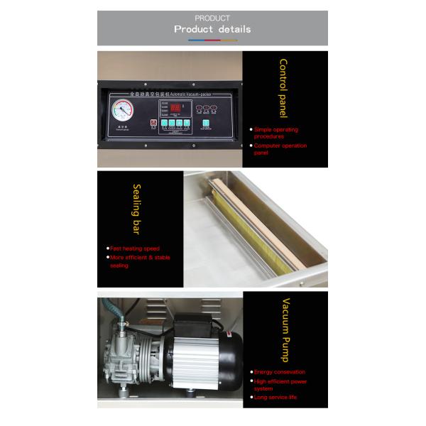 Long Service Life Desktop Vacuum Packing Machines For Fresh Meat Fish Vegetable Storage