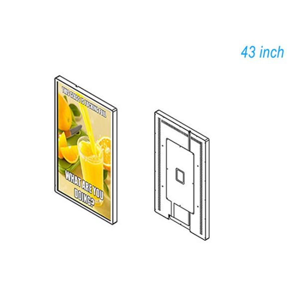 43 inch ultra-thin single machine USB drive intelligent medical triage calling door number digital standee