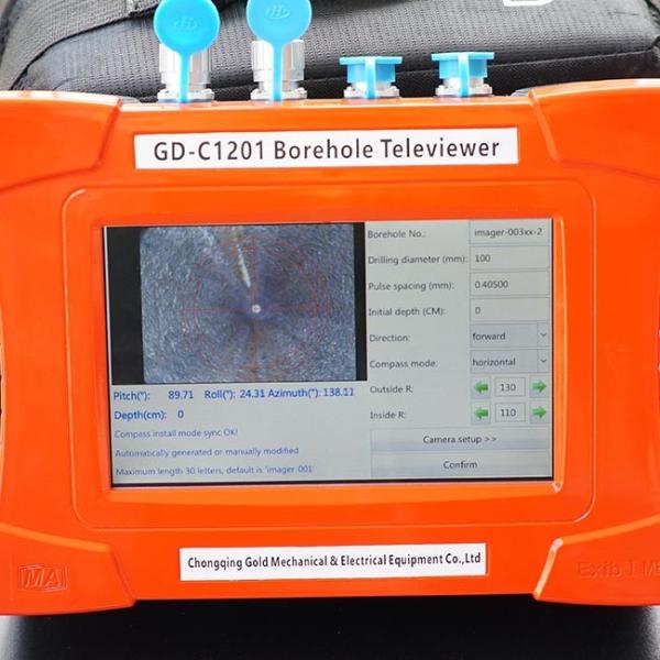 Multifuncional 1080p Hd Full Hole Wall Imaging Deep Well Camera para teste de poços