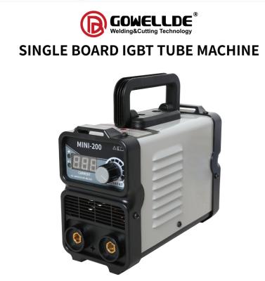 Inverseur portatif mini200 de C.C de technologie d'igbt de Mini Arc Welding Machine pour la soudeuse de petite taille AC220V d'arc d'utilisation à la maison