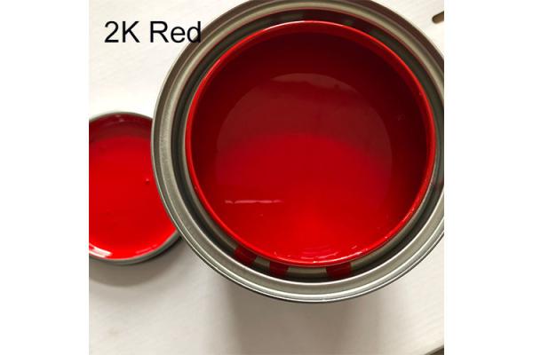 Carroço de carrinho de alta brilho Solid Filler endurecedor, forte adesão 2K pintura metálica 2K púrpura azul pintura de cor automática