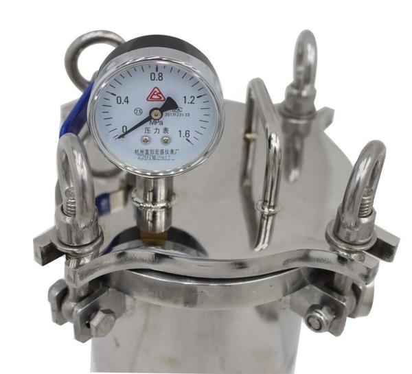 Micron Rating 1-100micron Stainless Steel Bag Filter Housing for Sanitary Cartridge Filter