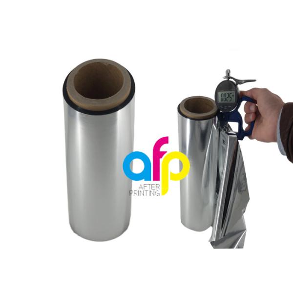 25microns Metallised Polyester Film Printable Hot Lamination Polyester Film Roll