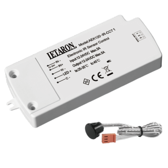 CE Certified IR Sensor Controller With CCT Dimmer For Bathroom Lighting