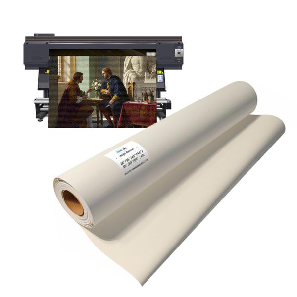 360gsm Artist Polycotton Canvas Roll For Canon Image PROGRAF Printer