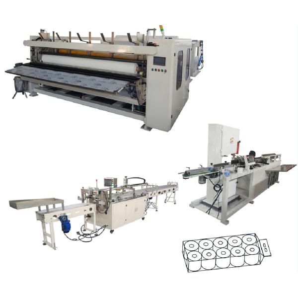 Крен бумаги 14KW делая машину, туалетную бумагу Rewinder Slitter крена