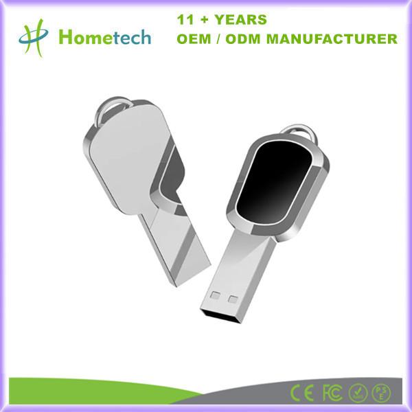 LED Light Rugged Silver Metal USB 3.0 Flash Drive for Data Storage -40-85C A Grade Chip