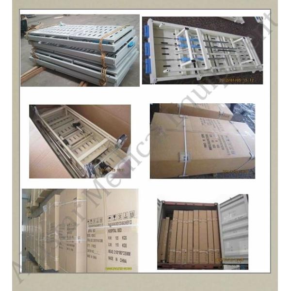 Double Arm Stainless Steel Crank Hospital Orthopedic Adjustable Beds with Traction Shelf (ALS-TB06)