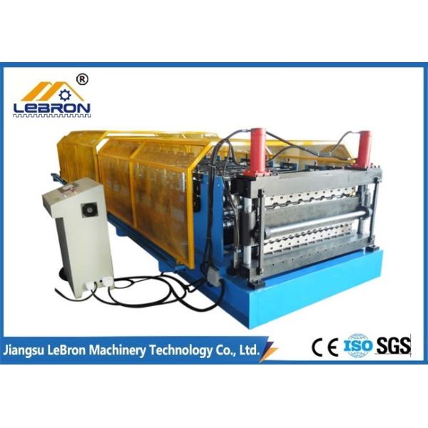 High speed double layer roofing sheet roll forming machine Mitsubishi PLC and converter