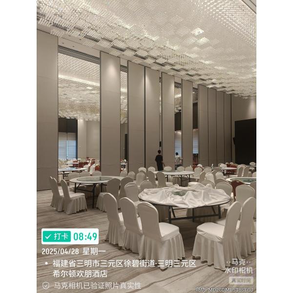 Create Versatile Spaces with Our Customizable and Demountable Mobile Folding Wall System