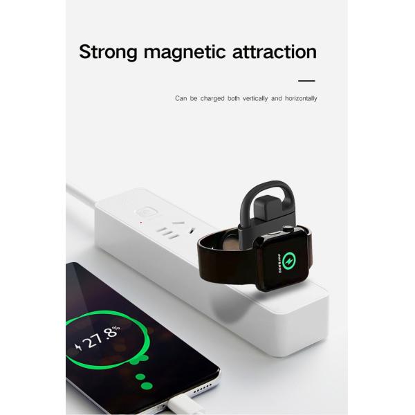 Легкий белый Apple Watch беспроводное магнитное зарядное устройство 5V Входное напряжение