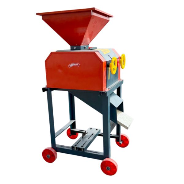 Animal Feed Corn Grits Making Machine 800kg/h Poultry Feed Maize Crusher Machine