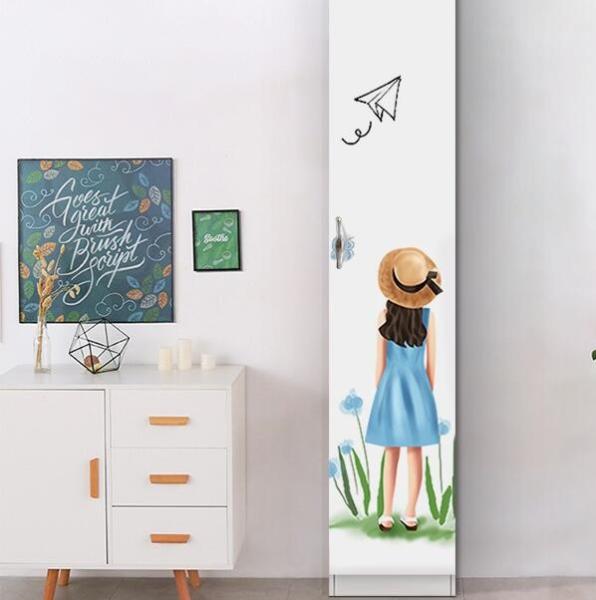 1850 height Flower Print Kids Room Toys ISO28001 Steel Storage Locker