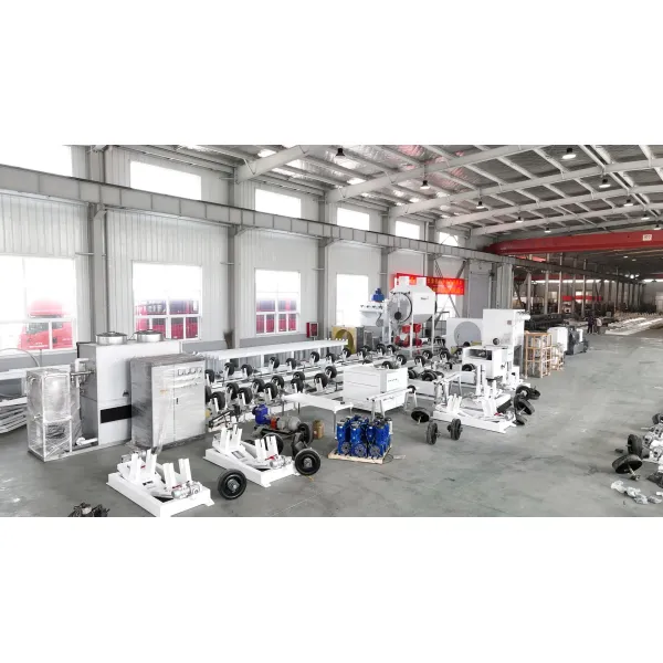 Automatic PLC Control 3LPE Coating Pipe Production Line with Shot Blasting for Oil Gas and Water Pipelines