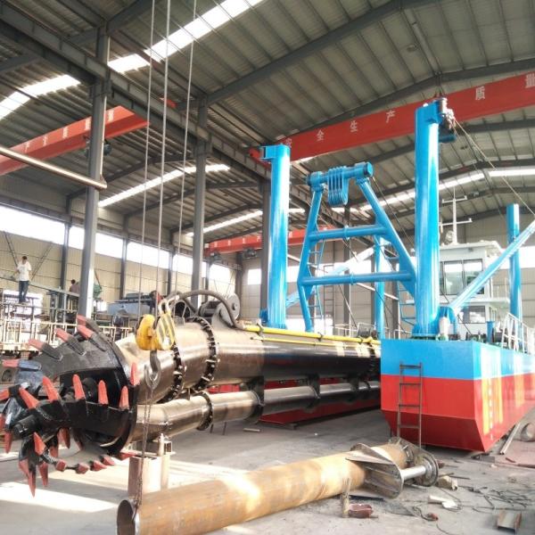 500cbm Working Capacity Full Hydraulic Cutter Suction Dredger For Port Dredging Work